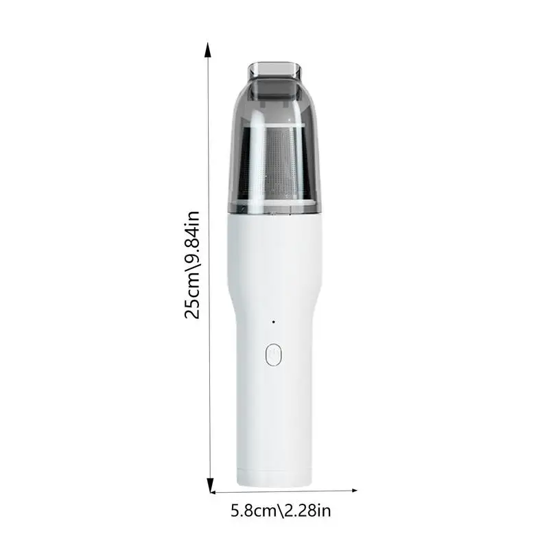 휴대용 무선 미니 진공 청소기, 2 in 1 흡입 및 블로인 충전식, 세척 가능 필터, 자동차 여행 액세서리