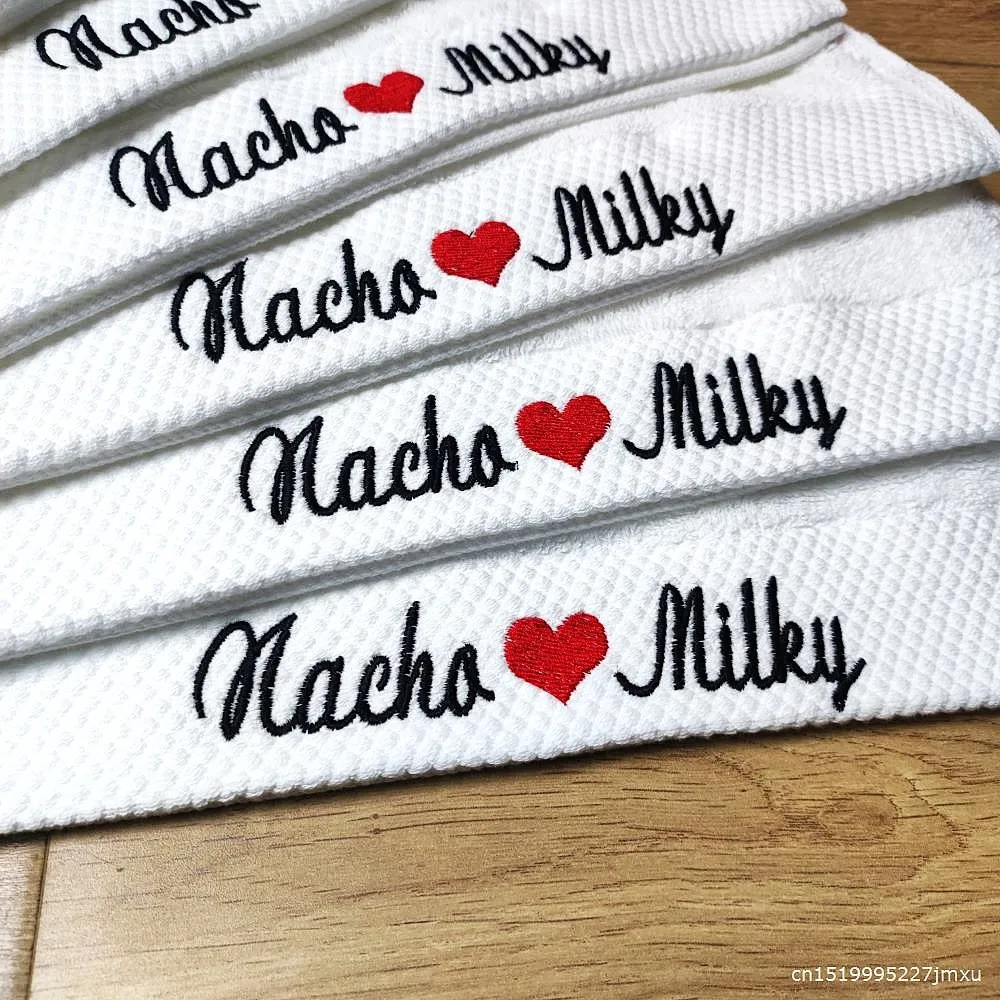 AHSNME Custom Embroidery LOGO Bath Towel Pure Cotton Salon Towel Personalised Home Soft Towel Gift Towels Hotel High Quality 2
