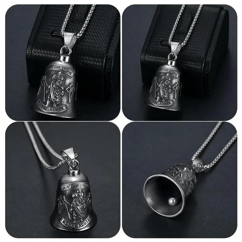 Motorcycle Angle Wings Bell Pendant Angel Wings Riding Motorcycle Bell Portable Motorcycle Hang Riding Bell Deco Accessories