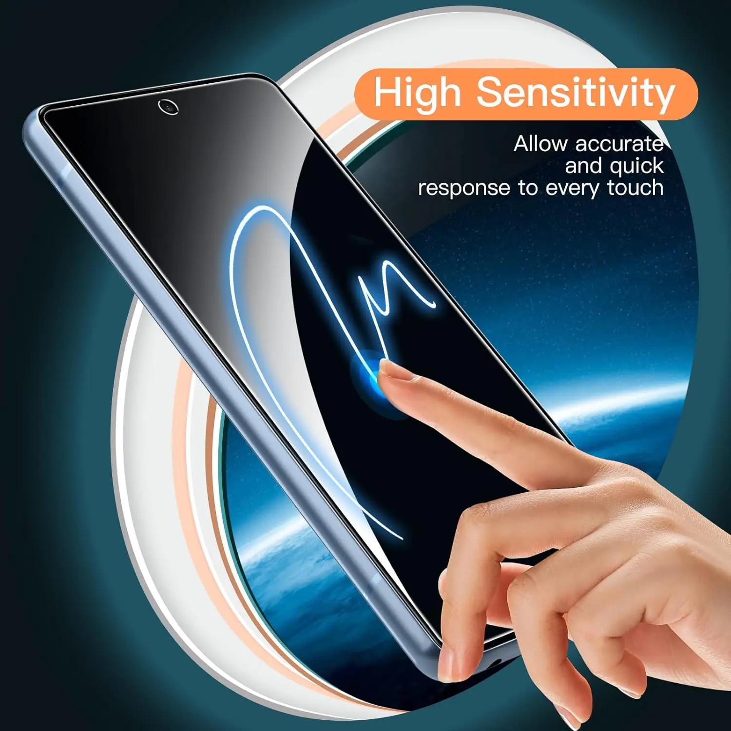 Premium Tempered Glass Screen Protector - 1-4 Pack