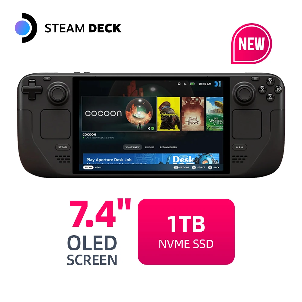 Игровая консоль Steam Deck 64 256 512 GB Console - AliExpress