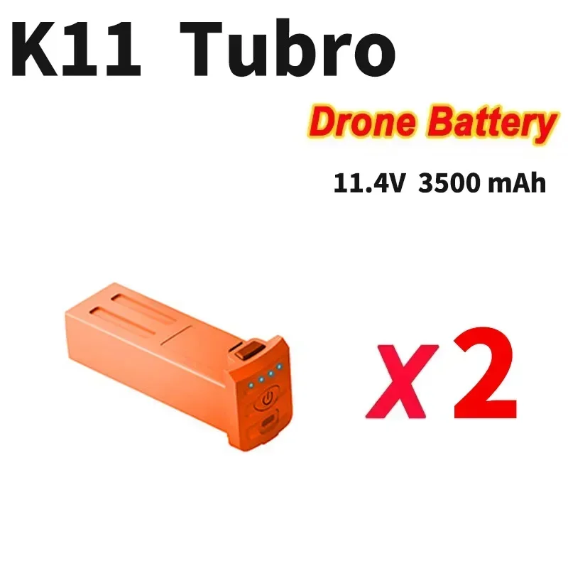Batterie Drone 7.6V 3000mAh - Lot 1/2/3 - Orange/Gris/Noir