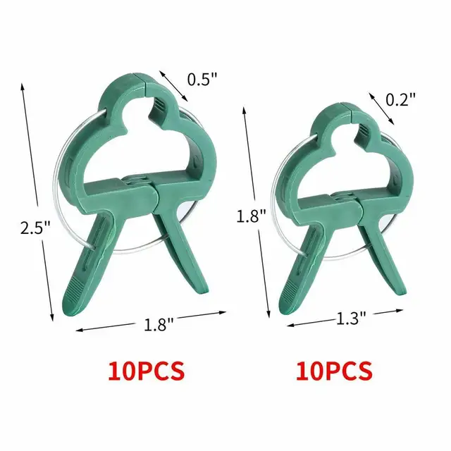 20 db Növényi Klipek Újrahasznosítható Időjárásálló Rozsda Nincs Paradicsom Ubork Paprika Dinnye Csepphajó - Image 3