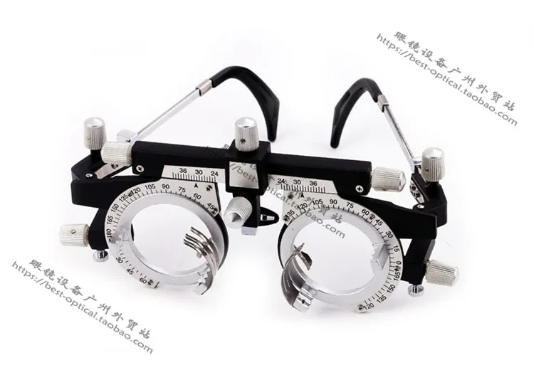 

Glasses instrument equipment, traditional frame, adjustable pupil distance test frame, optometric frame, telescopic leg,