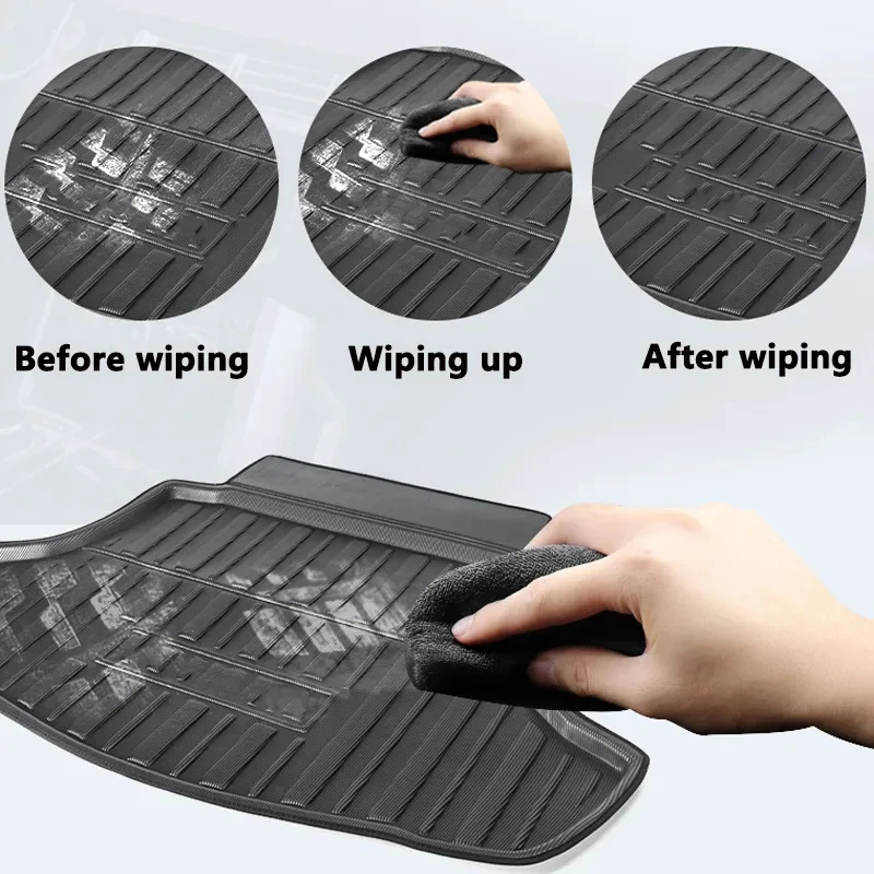 For Ford Equator Sport Territory Accesories 2021~2024 2023 2022 Car Trunk Floor Mat Waterproof Carpet Storage Pad EVA Material