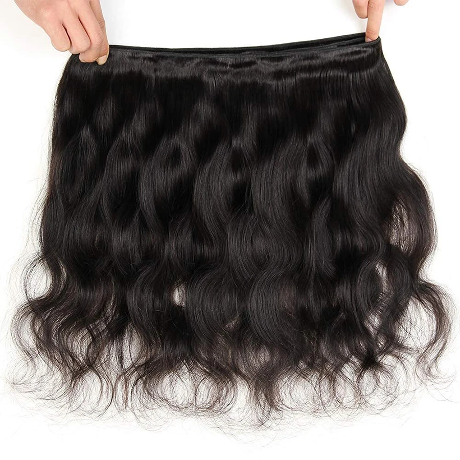 Body Wave Human Hair Bundles Natural Color 30 40 Inch For Black Women Brazilian Remy Hair Weave 3 4 Bundles Deal Extensions