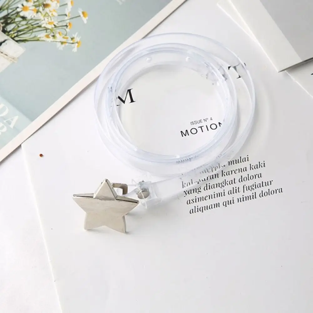 

Fashion For Y2k Girl Waistband Plastic For Women Clothing Accessories Transparent Belt Jeans Belt Star Buckle Belt Waist Belt