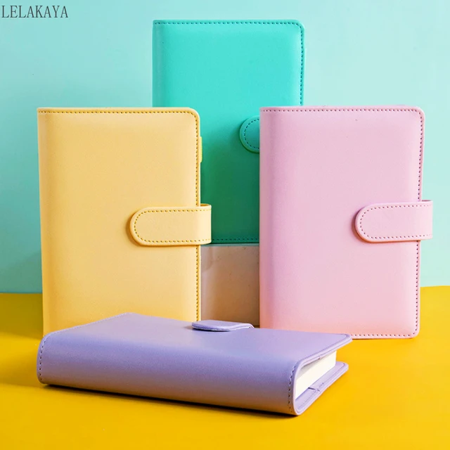 A6 Macaron Color PU Leather Notebook Set