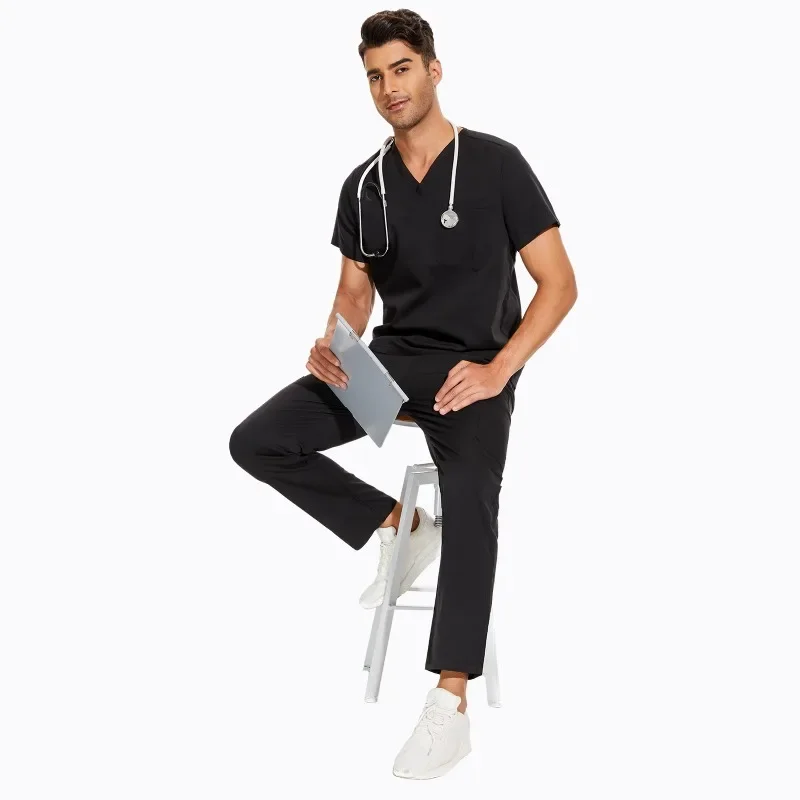 

high quality Stylish Medical Work Uniform Set Doctors and Nurses in Beauty Salon Pet Hospital Dental Clinic and Operating Room