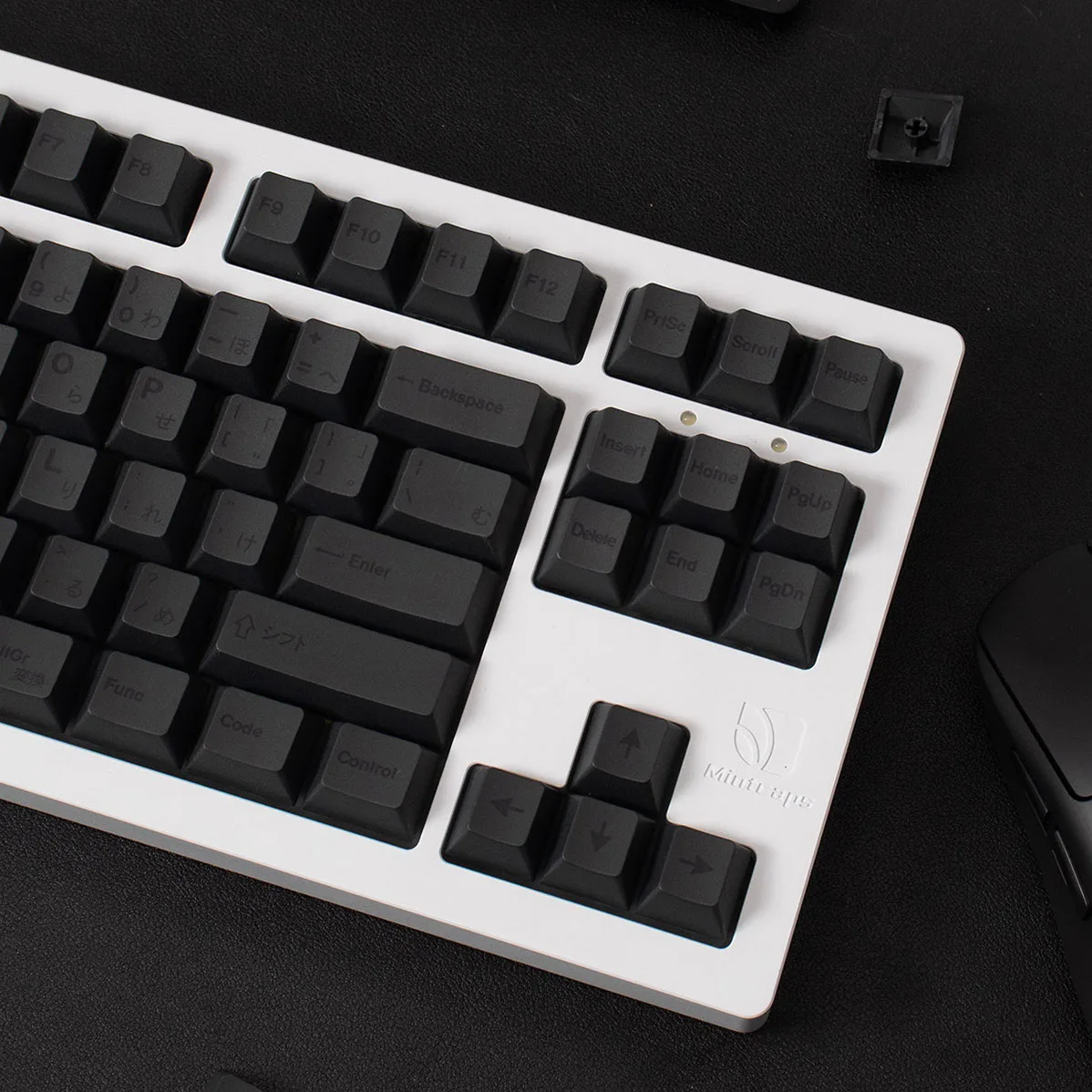 Pbt Keycaps para Teclado Mecânico Carbon Blackopaque Dark Legends Perfil Cereja - Imagem 4