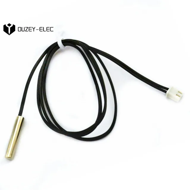 10K 1% 3950 Waterproof Digital Temperature Sensor Meter Probe Meter NTC Thermistor Thermal 1 M Cable -20 to 105 degree Celsius 2