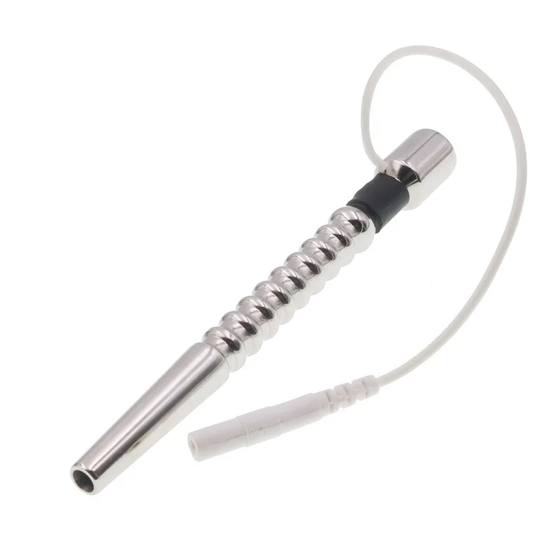 Electro Shock Penis Plug Chastity Device Metal Urethral Dilators Medical Themed Toys Cock Ring Urethral Sounds Sex Toys For Male