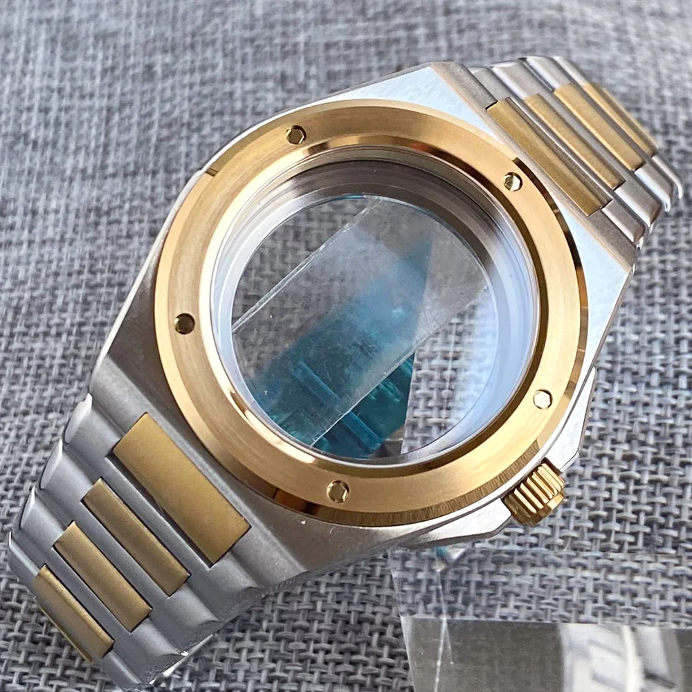 Black PVD 40mm Ingenieur Automatic Watch Case with Sapphire Crystal, 200m Waterproof