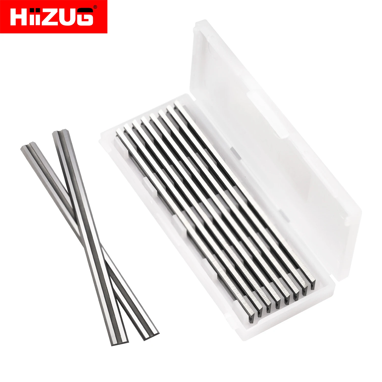 82x5.5x1.1mm Planer Blades Tungsten Carbide 10pcs for DeWalt Planer DW680K Bosch PL1632 Makita KP0810 WEN B&D Ryobi Hitachi 2