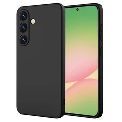 Luxury Black Soft Back Phone Case - Elegant and Durable Design for A35 (Black Soft Case)