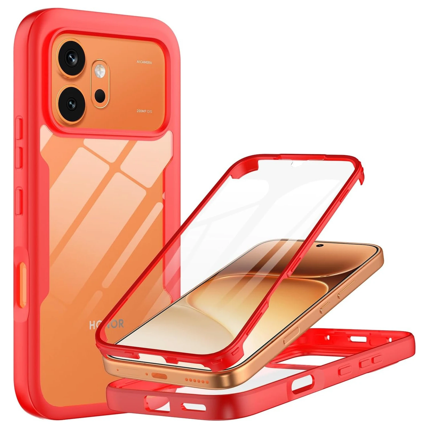 Enhanced Shockproof Full Body Protection Case with Screen Protector