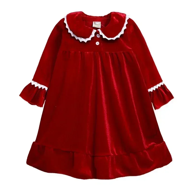 Xmas Matching Outfits Women Men Toddler Girls Dress Boys Baby Velvet Clothing Set Sleeprobe Warm Soft Pajamas Family Look