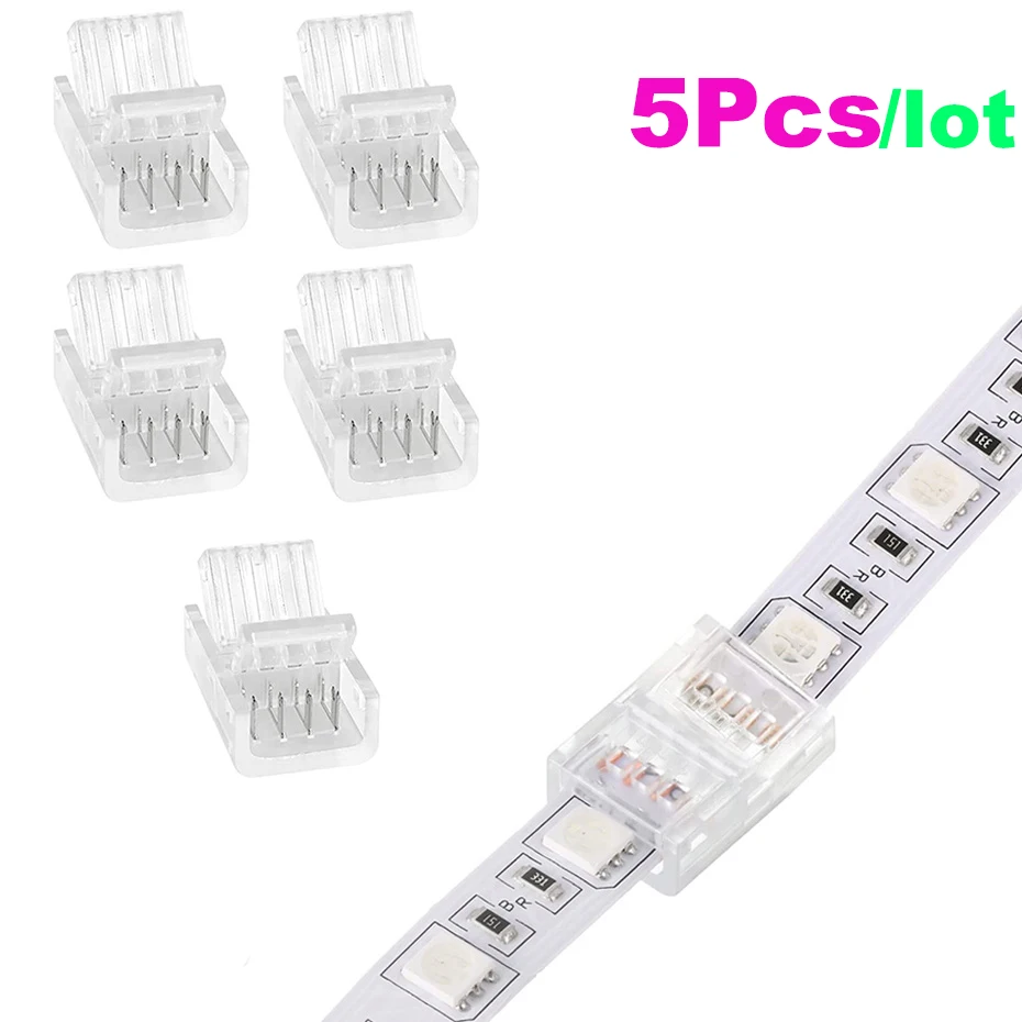 รูปสินค้า คลิปต่อสายไฟ LED Strip 8-10 มม. กันน้ำ ติดตั้งง่าย