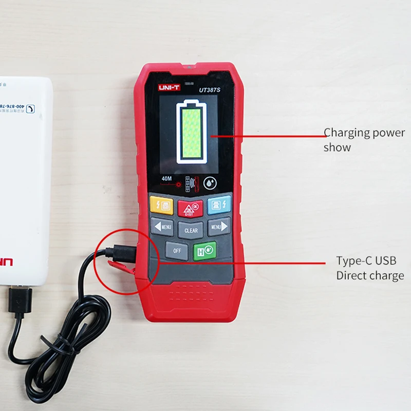 UNI-T Wall Scanner UT387E UT387S UT387LM 4 In 1 Metal Detector Wood Stud Finder AC Voltage Live Cable Wires Depth Tracker 5