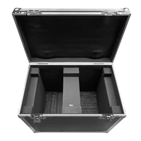 Fieryzeal Flight Case Gator Cases for (2) 230W Moving Head Beam Light Big Size Fly Case With Wheels for DJ Led Stage Light 1