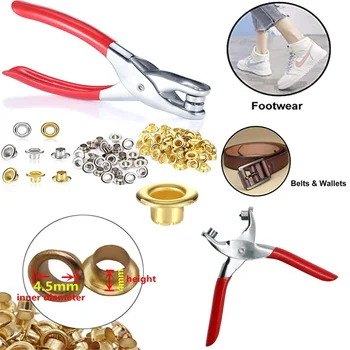 아일렛 구멍 펀처 가죽 벨트 구멍 펀치 플라이어, 회전 재봉틀 가방 세터 도구, 시계 밴드 스트랩, 가정용 가죽 공예