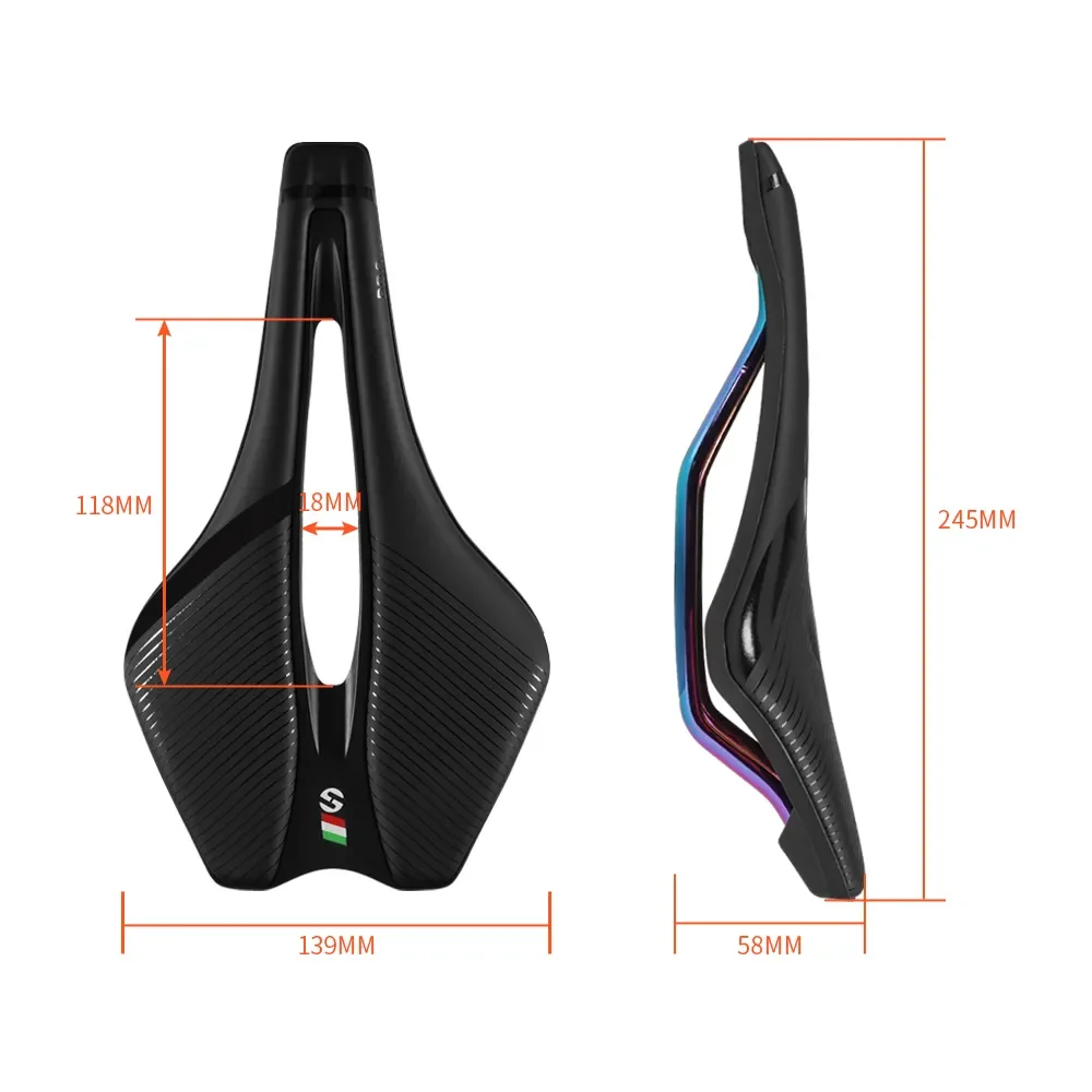 Bicycle Saddle 7mm Round Rail EVA Material MTB Racing bicycle saddle