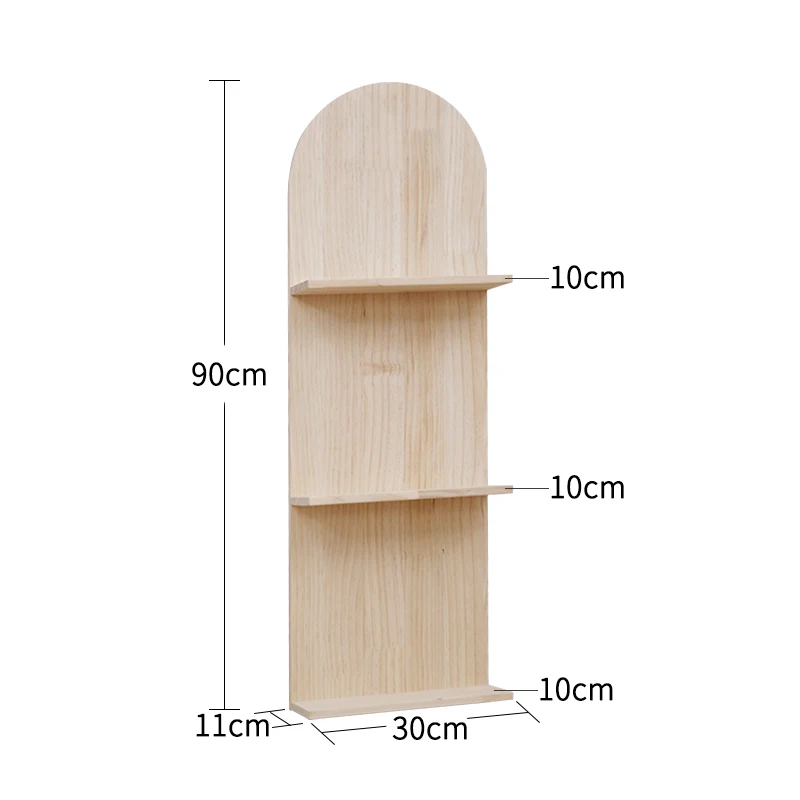 Children's Book Toy Storage Shelf Living Room Bedroom Wooden Furniture Against The Wall Floor Storage Shelf
