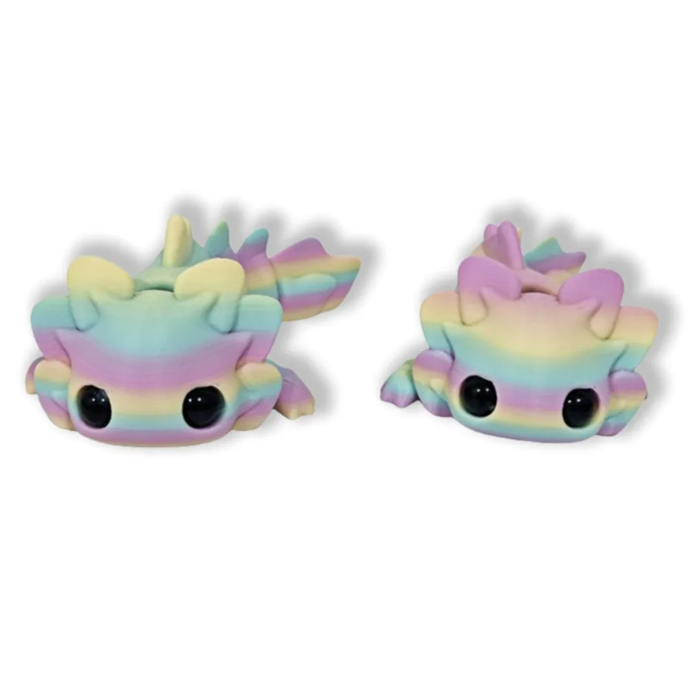 Figuras de salamandra impresas en 3D, juguetes, ojos de simulación móviles  multiarticulados para accesorios para el hogar, regalo para niños,  decoración para sala de estar - AliExpress, image size:1000x1000