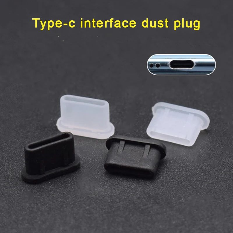 3pcs Type-C 먼지 플러그 전화 USB 충전 포트 보호 커버 RC-N1 원격 제어 드론 용 먼지 방지 캡