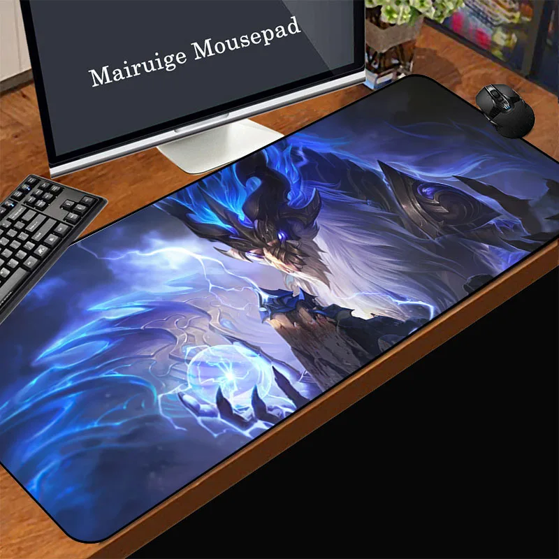 

Mairuige LoL Mousepad Aurelion Sol Desk Mat Pc Desks Anime Mouse Mat Office Carpet Table Dragon Desk Protector Mouse Support