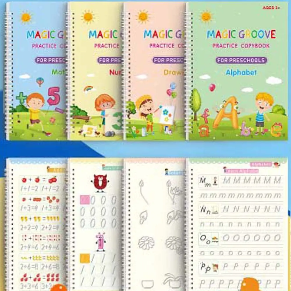 

Practice English Numbers Free Wiping Drawing Magic Copy Book English Writing Sticker English Calligraphy Kids English Copybook