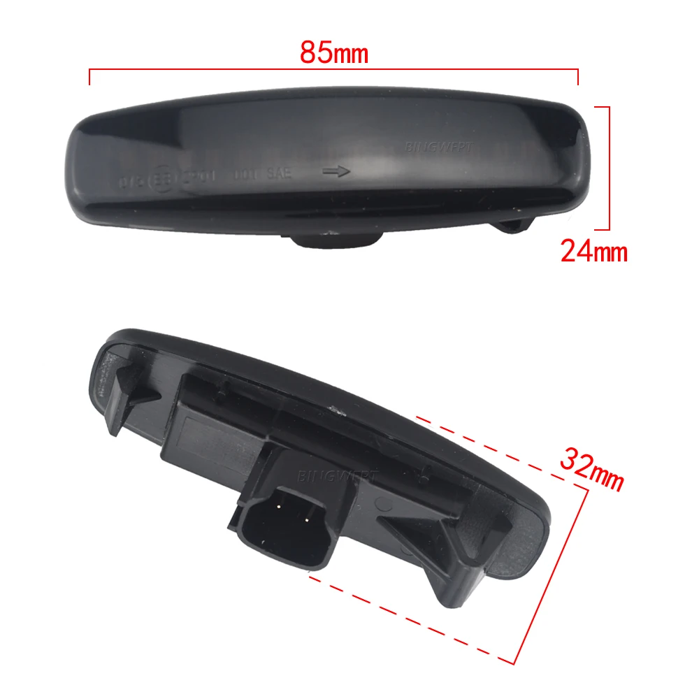 New Dynamic Side Marker Turn Signal Lights For Infiniti EX25 EX35 EX37 FX30d FX35 FX37 FX50 G25 G35 G37 JX35 M25 M35 M37