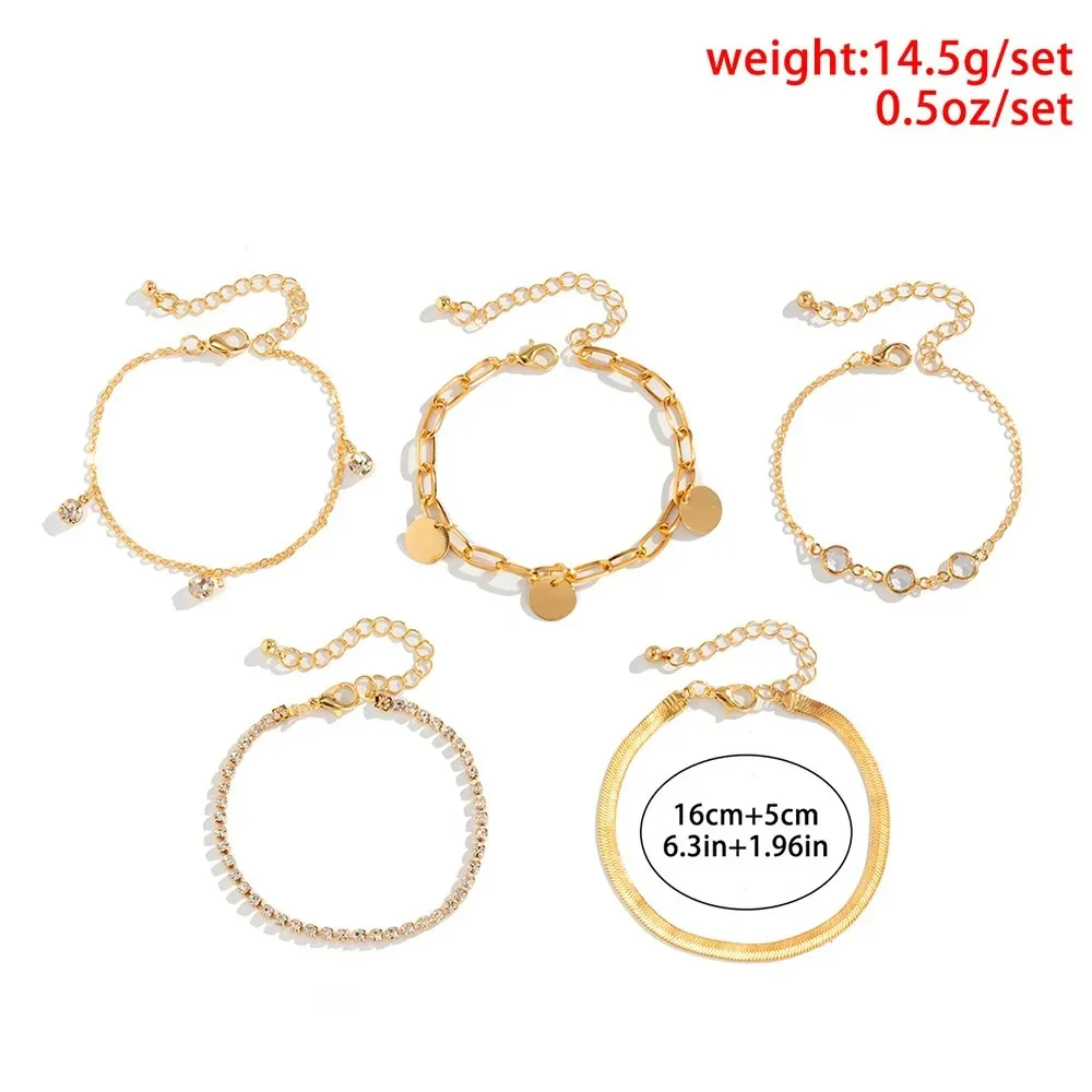 3 Pcs/set Geometric Twisted Lines Irregular Shaped Open Cuff Bracelet and Bangle Set for Women Punk Exaggerated Style Accessor