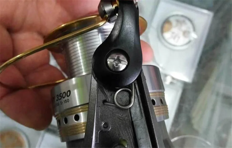 Description Picture 5 of item4pcs Stainless Steel Drum Wheel Spring Fishing Reel Gear Fishing Rod Drop Wheel Torsion Spring For Daiwa