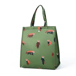 Waterproof Foldable Insulated Lunch Bag - Compact and Stylish Cooler (Green)