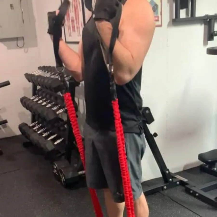 Resistance Band SuperSet Bands Made for Bodybuilding. Contains 2 of Each: 60lbs, 40lbs, and 15lbs