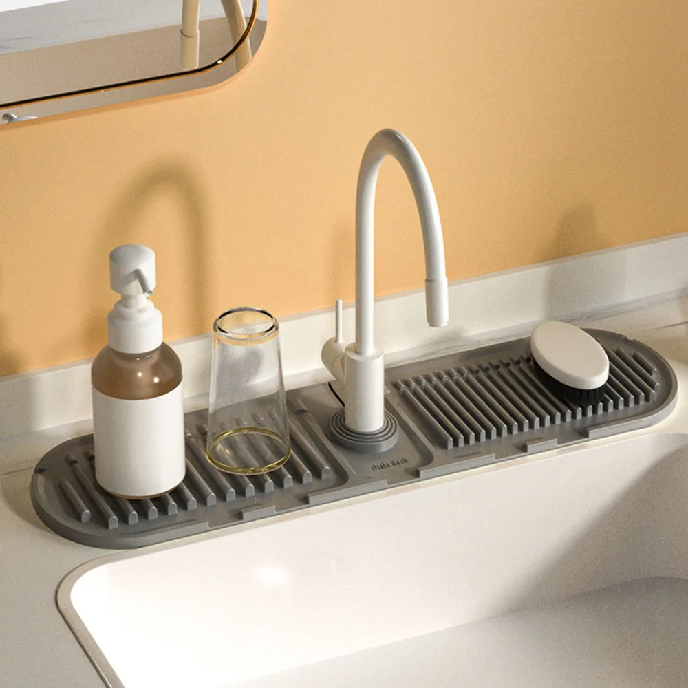 

Silicone Water Splashs Guard Multi-Purepose Drainage Holder For Home Kitchens