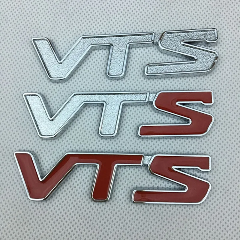 Adesivi Per Auto In Metallo 3D Vts Logo Emblem Badge Trunk Decalcomanie Per Citroen C2 C3 C4 C5 Berlingo Elysee Quatre Saxo C4L Xsara Picasso