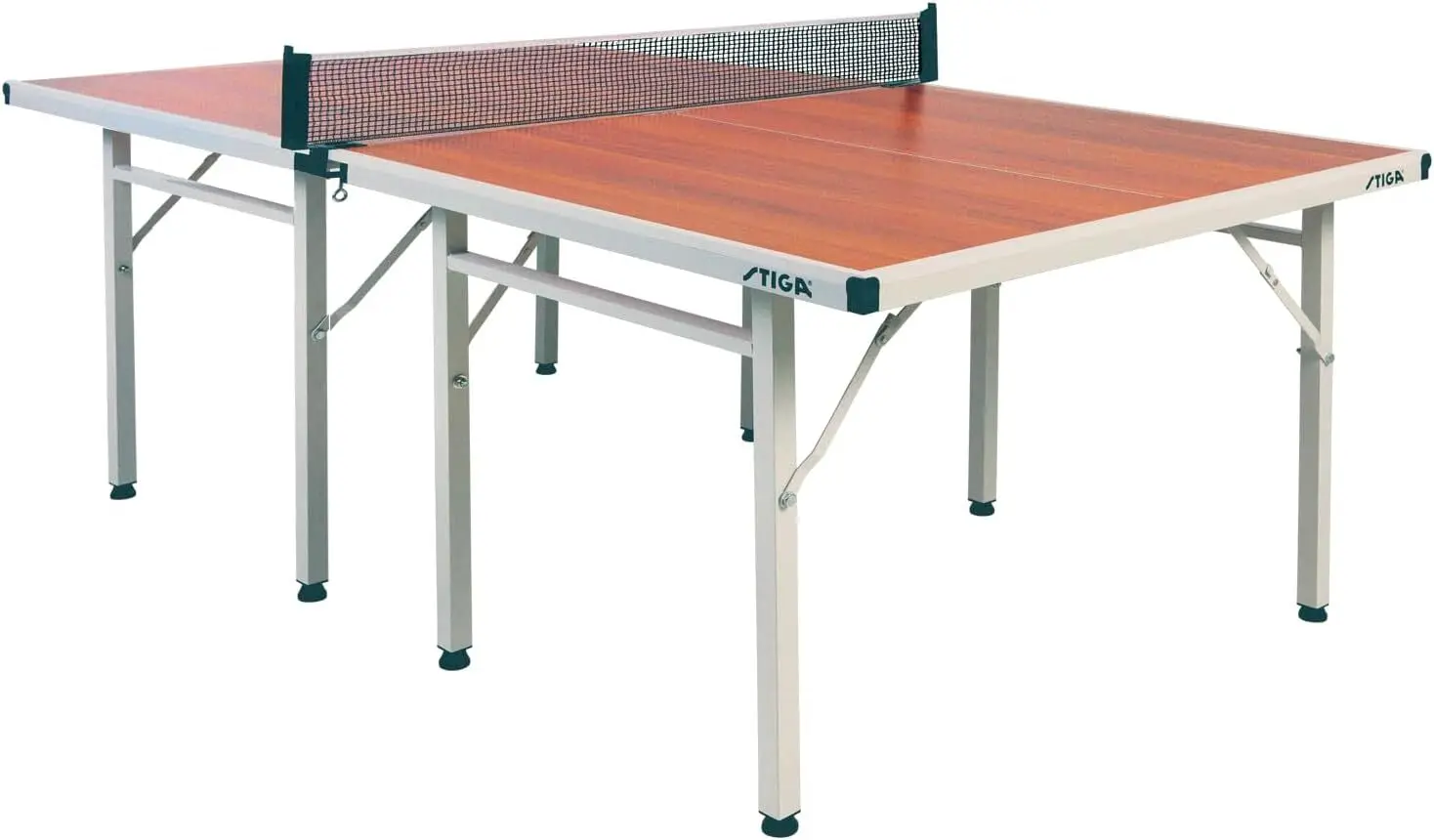 Space Saver Compact Ping Pong Table Quick, Easy Storage Separate Table Halves No Assembly Required