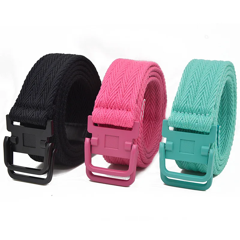 

3.8cm New Canvas Belt Men and Women Universal Alloy Buckle Tactical Belt Casual Fashion Jeans Decoration