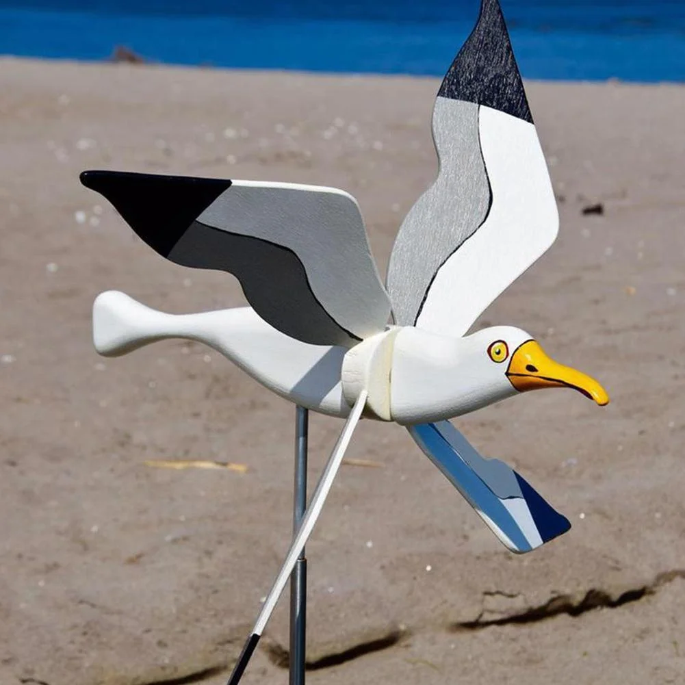 รูปสินค้า Seagull Windmill Decorative Garden Sculpture
