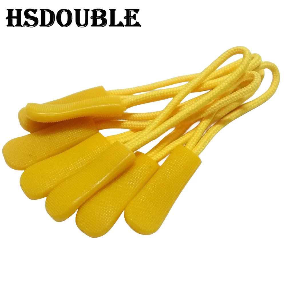 10 teile/paket mischen Farbe Cord Reiß verschluss ziehen Riemen Lariat schwarz für Bekleidung Zubehör – Detail 5