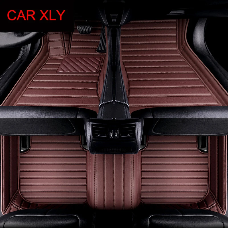 

Custom Stripe Car Floor Mats for BMW X3 G01 2018-2022 Year Interior Details Auto Accessories Carpet