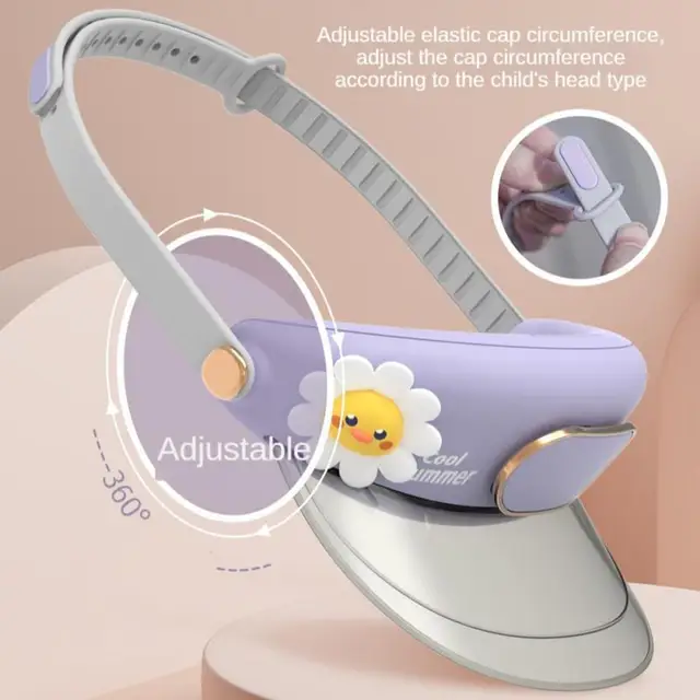 Kemping Ventilátor Sapka Pengék Nélküli Néma Usb Töltés Hallgató Hordozható Kültéri Mini Rajongói Nagykereskedelmi Ajándékok Kalap Hűvösebb Nyárra - Image 3