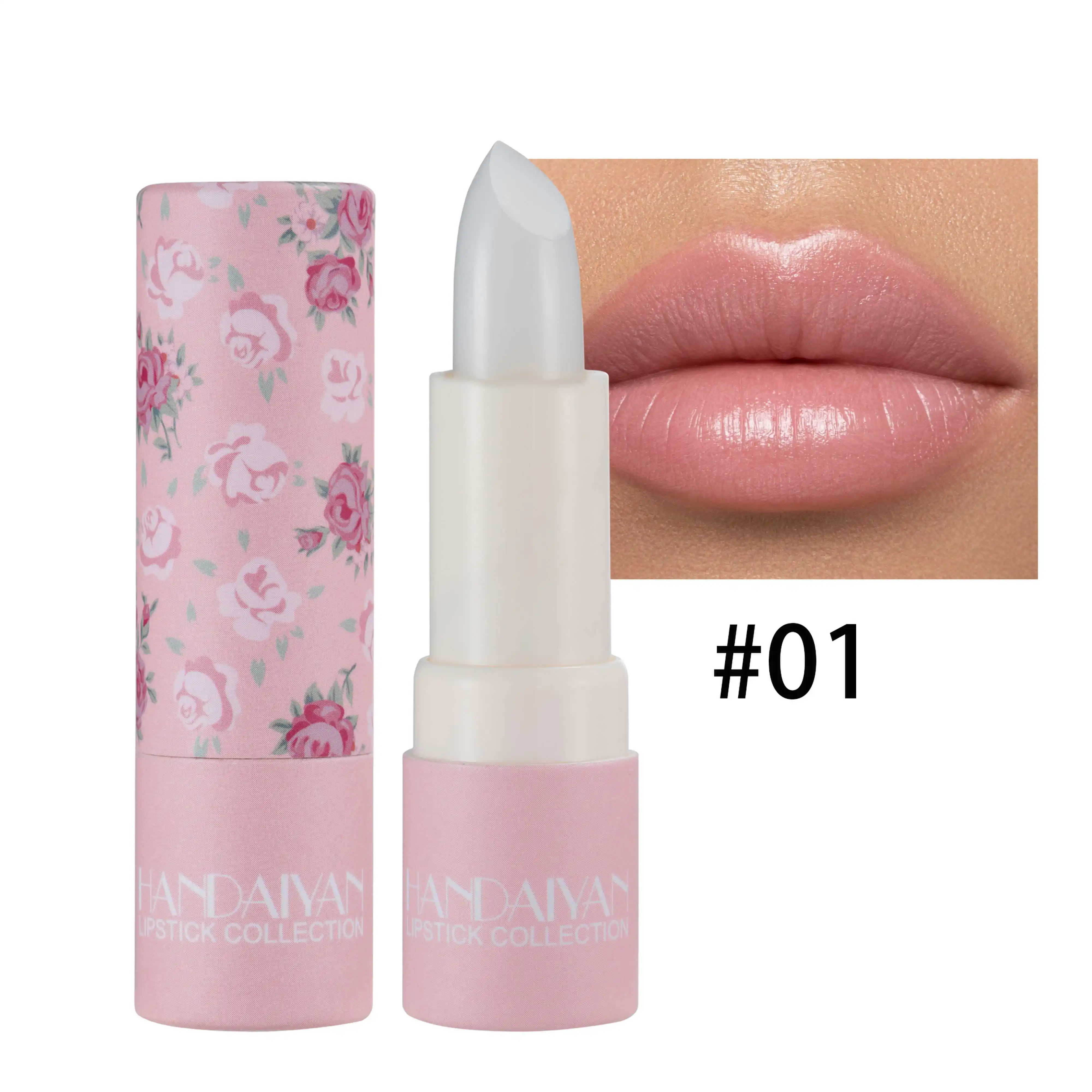 thumbnail image 1 of Matte Nude Lipstick, Bold & Intense Nudes Paper Tube Lipsticks Smooth Velvety Lip Gloss, Non-Stick Nude Lip Stick, 1 of 5