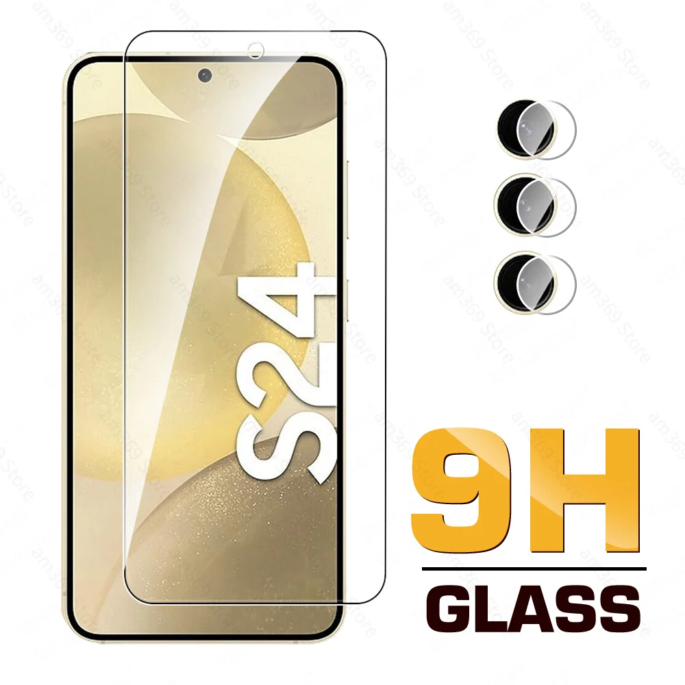 

Стекло 9H для Samsung Galaxy S24 5G, Защита экрана для объектива камеры, закаленное стекло для Samsang Galax S 24 Plus SamsungS24 Ultra S24Ultra