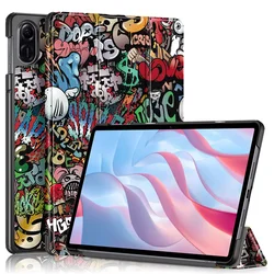 Elegant Colorful Leather Tablet Case - Soft, Shockproof, Luxury Design for Honor Pad X8A (AA)