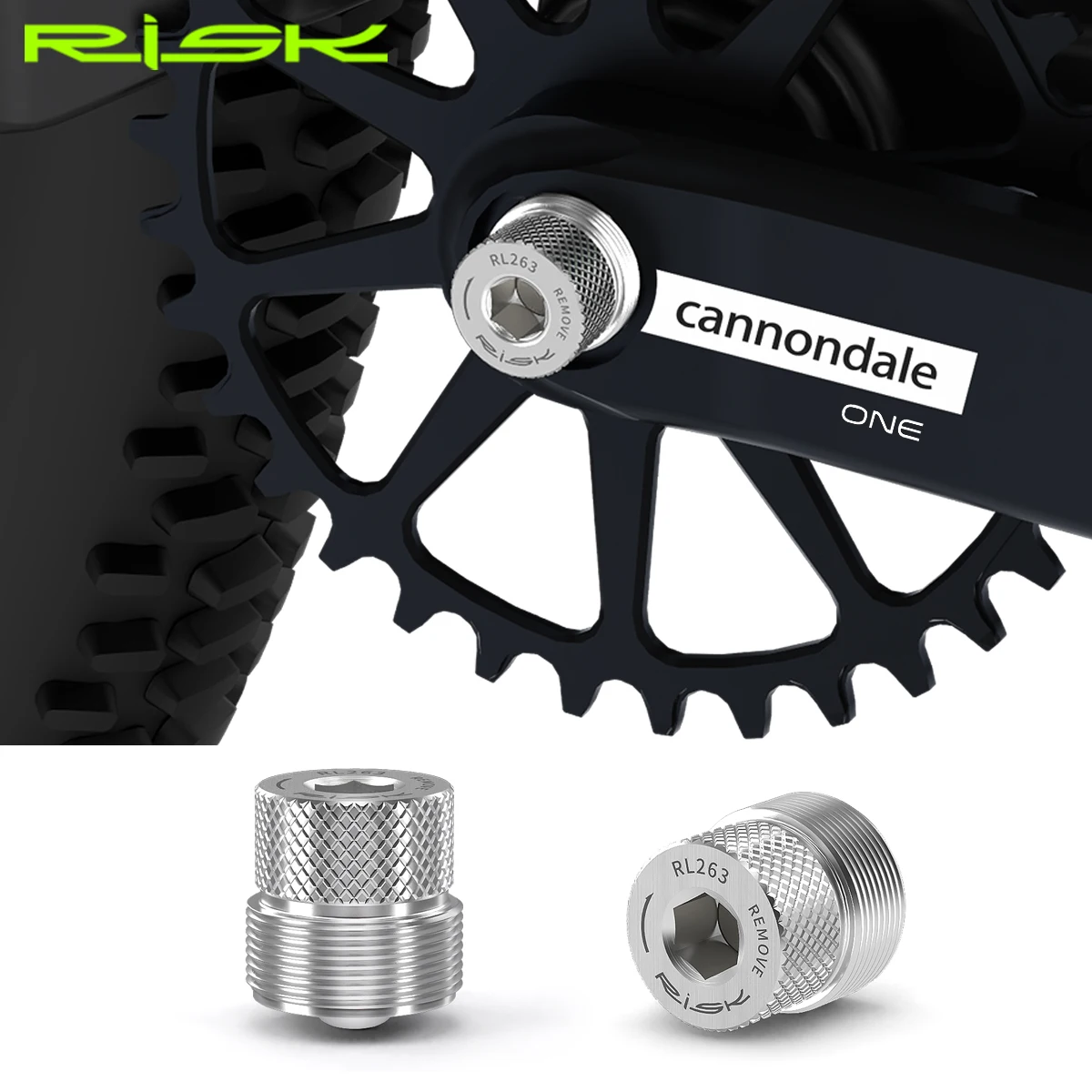 RISK Bike Crank Arm Removal and Disc Disaseembly Tool for Cannondale SI/SISL/SISL2 Bicycle Chainring Crankset Remover Extractor