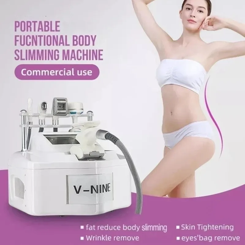 Professional V10 Vacuum Roller Slimming Roller System Fat Removal Weight Loss Sculpting Cavitation Vela Body Shape Machine