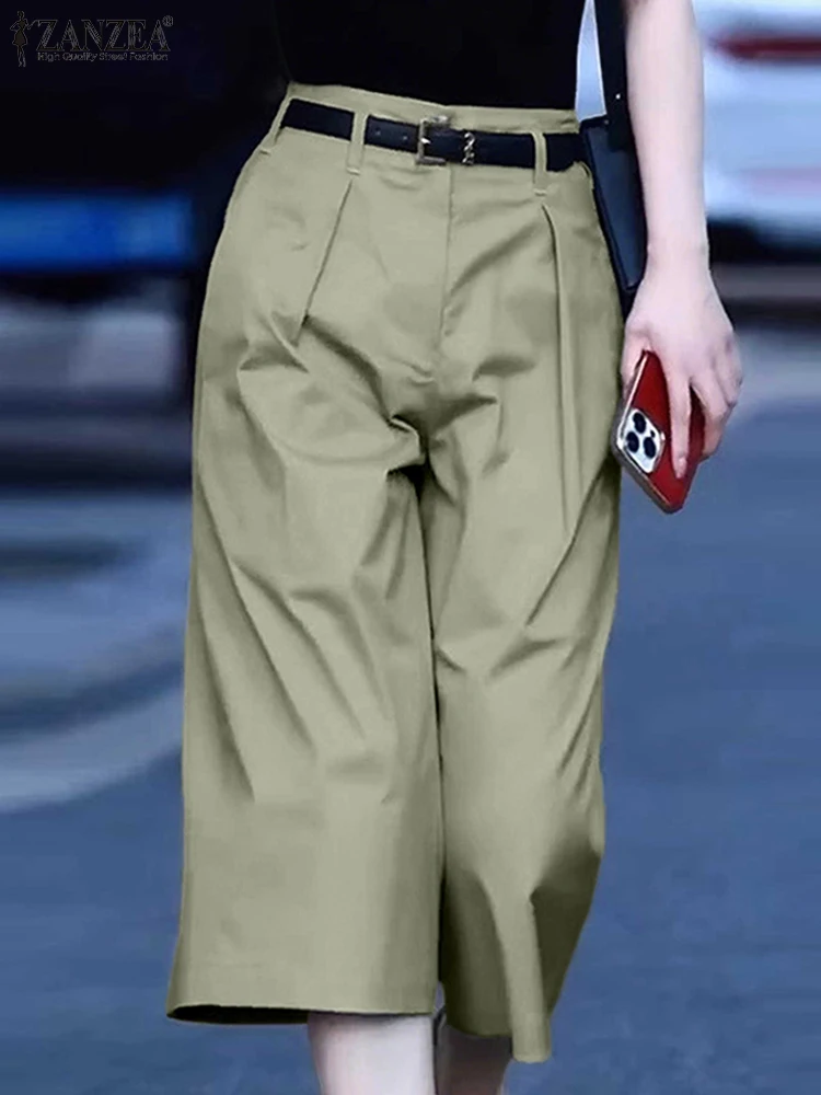 Women High Waist Casual Summer Pants